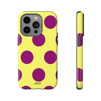 Polka Dots (Yellow & Purple)