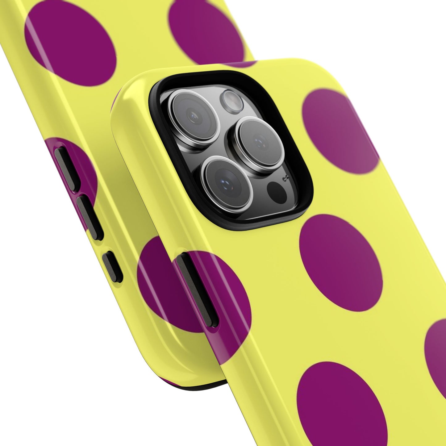 Polka Dots (Yellow & Purple)