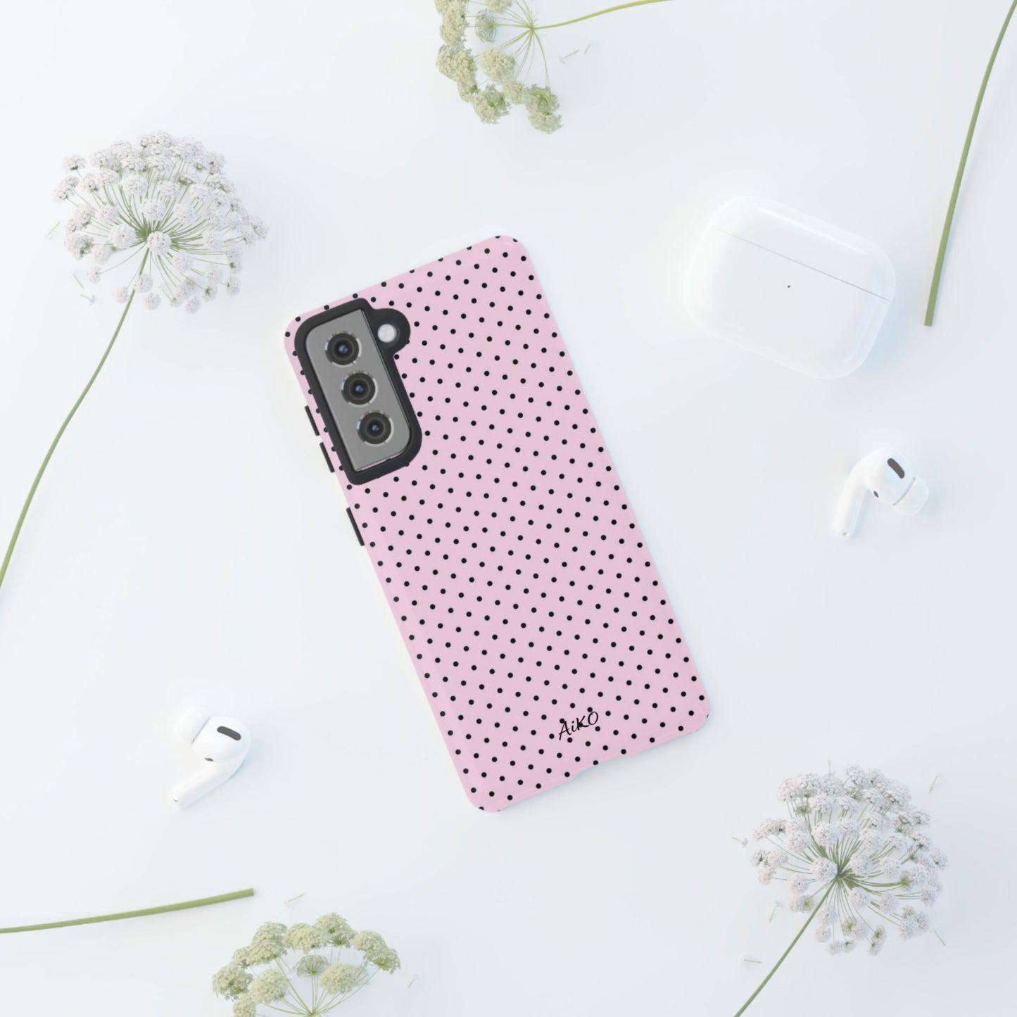Baby Dots (Black and Pink)