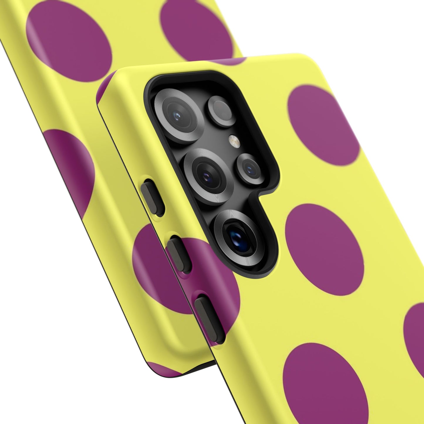 Polka Dots (Yellow & Purple)