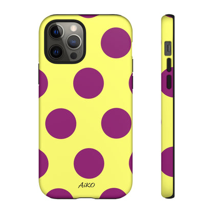 Polka Dots (Yellow & Purple)