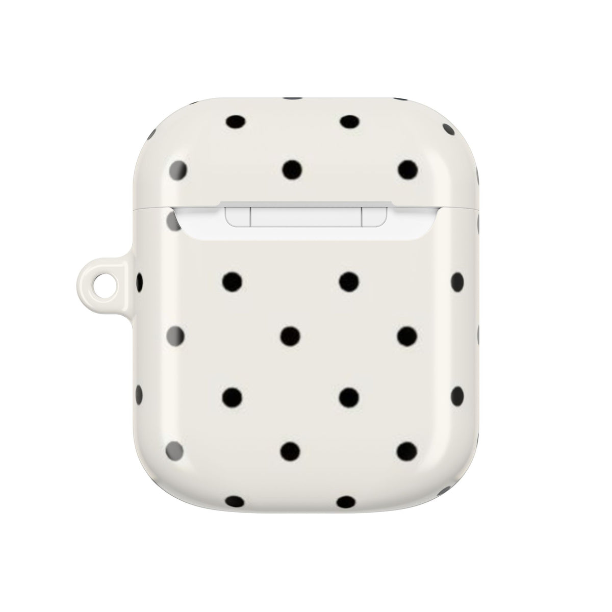 Polka Dot ( White and Black) AirPods Cases