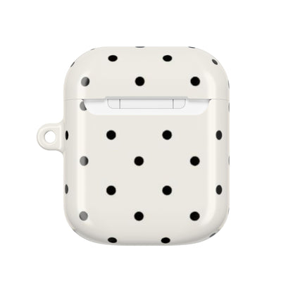 Polka Dot ( White and Black) AirPods Cases
