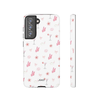 Pink Floral & Cocktail