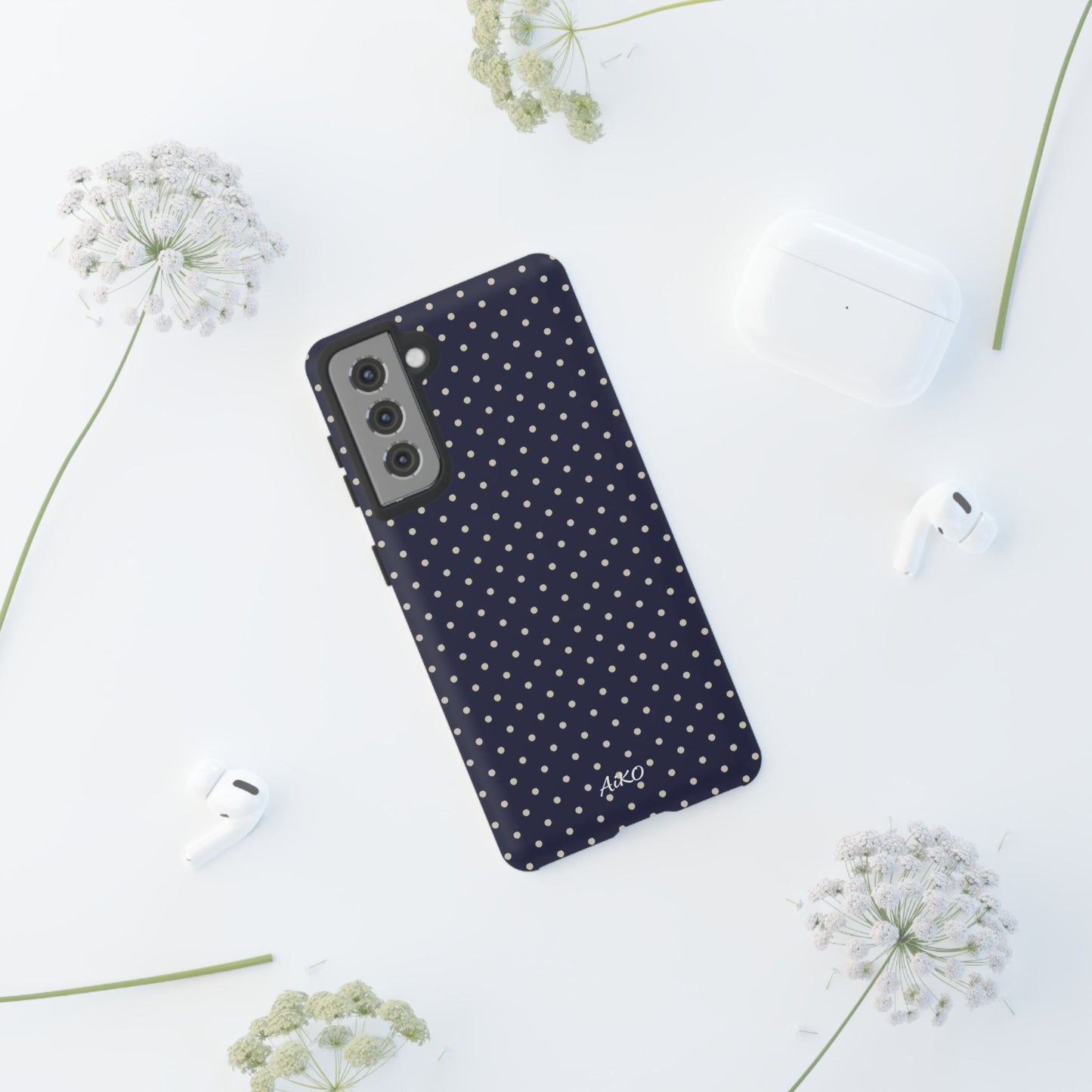 Baby Dots ( Navy and Blue)