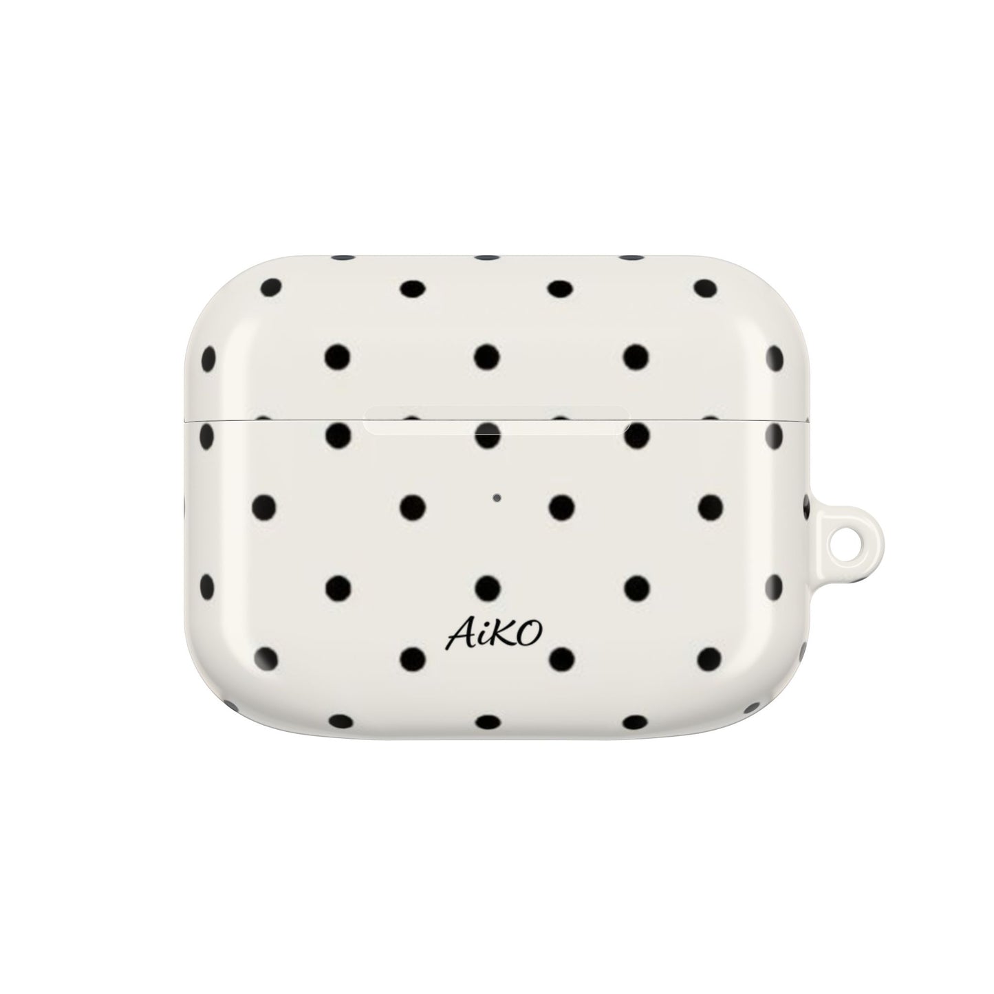 Polka Dot ( White and Black) AirPods Cases