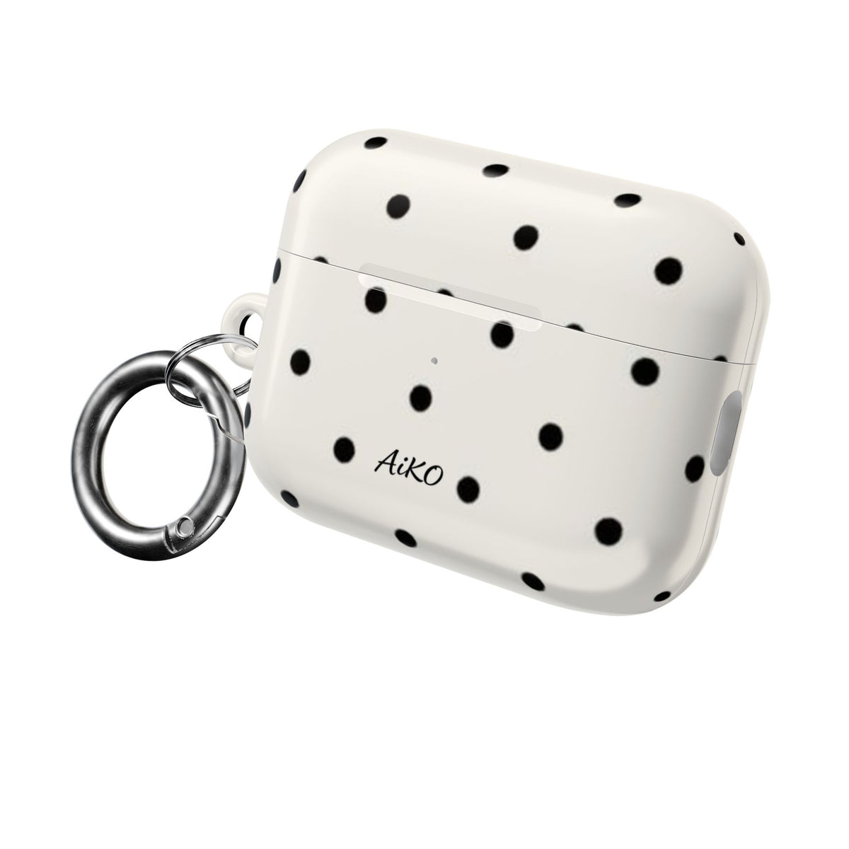 Polka Dot ( White and Black) AirPods Cases