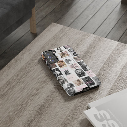 Fashion Collage Phone Case — Pink Vogue Magazine Aesthetic Tough Case