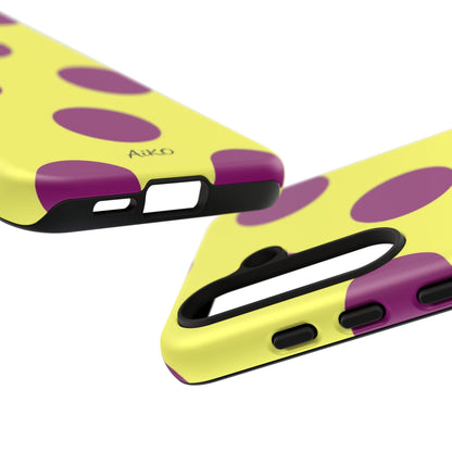 Polka Dots (Yellow & Purple)