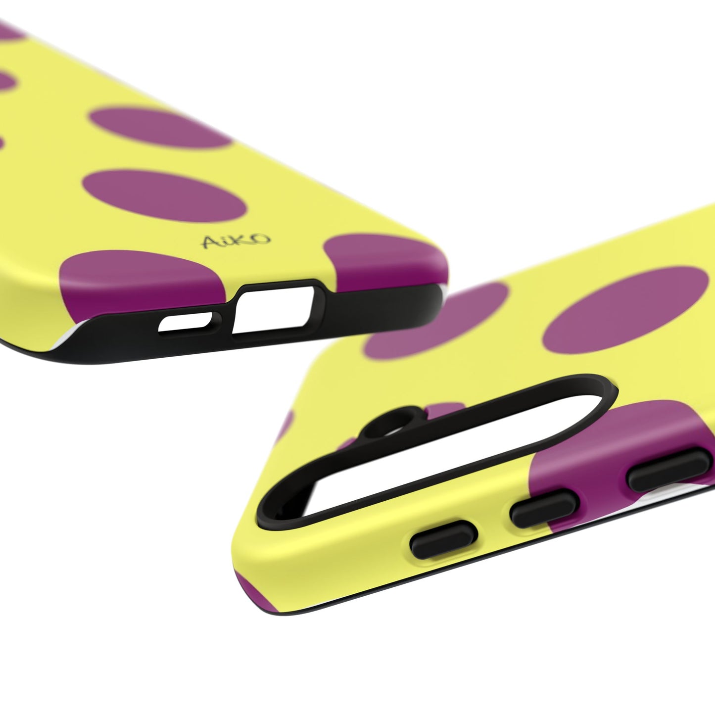 Polka Dots (Yellow & Purple)