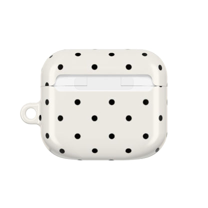 Polka Dot ( White and Black) AirPods Cases