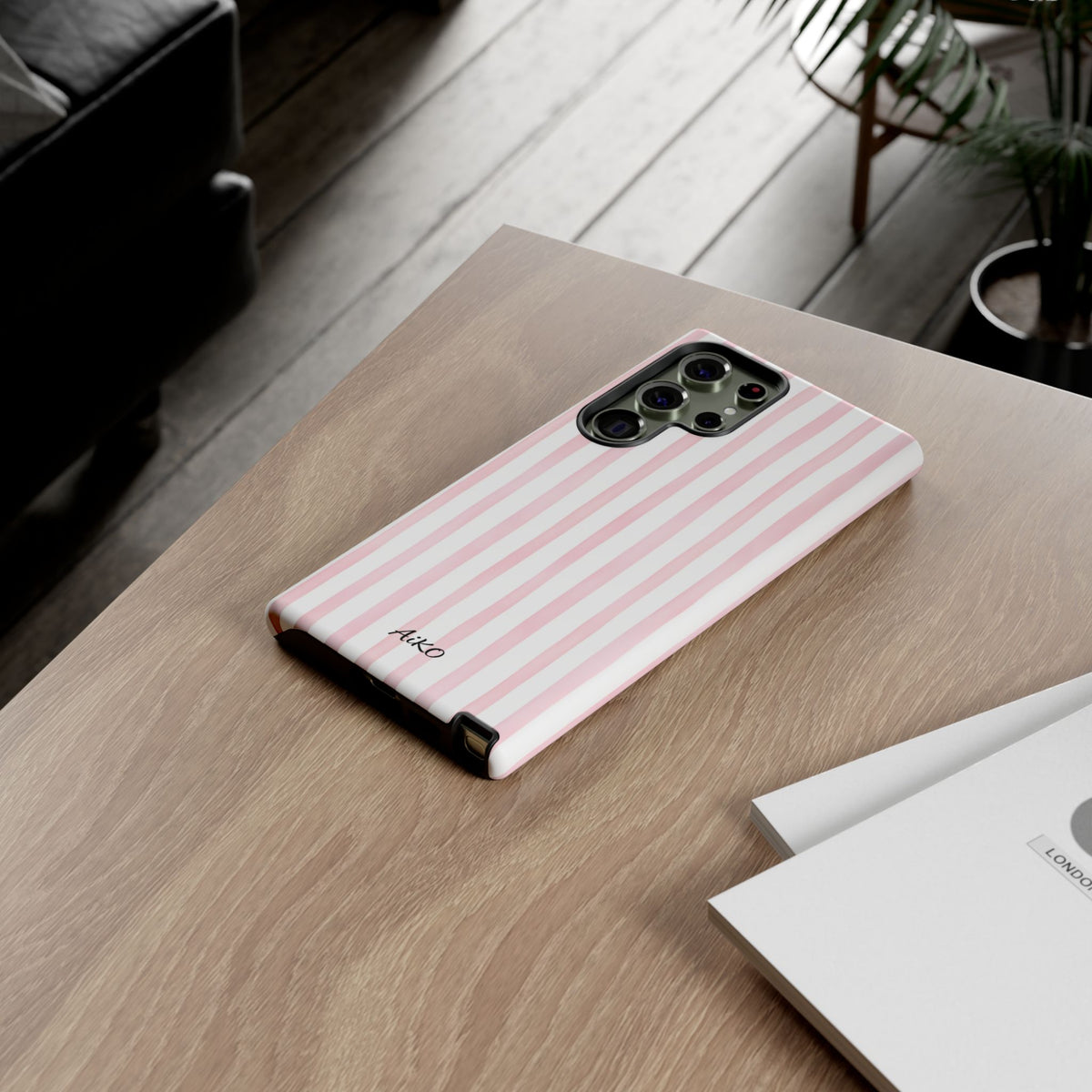 Pink Blush Stripes