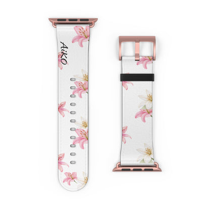 Blossom Grace (White) AppleWatch Band