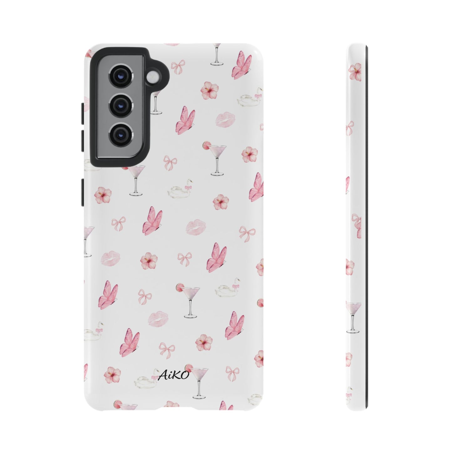 Pink Floral & Cocktail