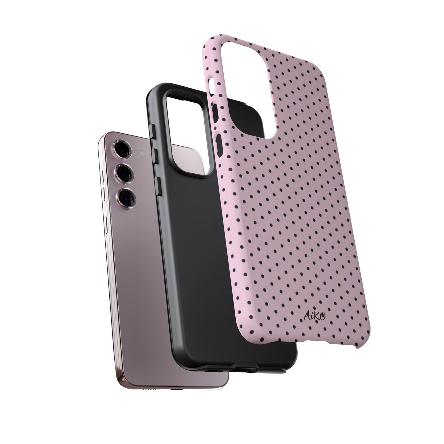 Baby Dots (Black and Pink)