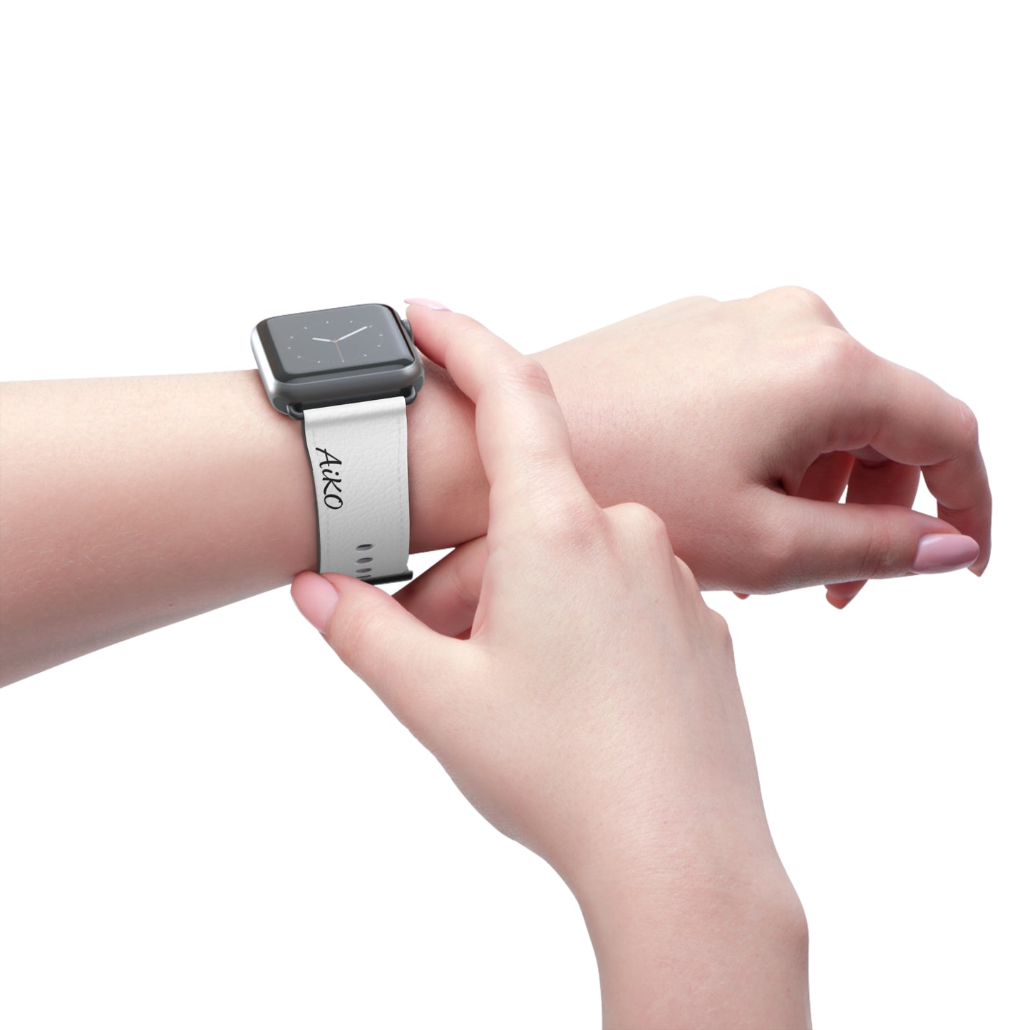White AppleWatch Band