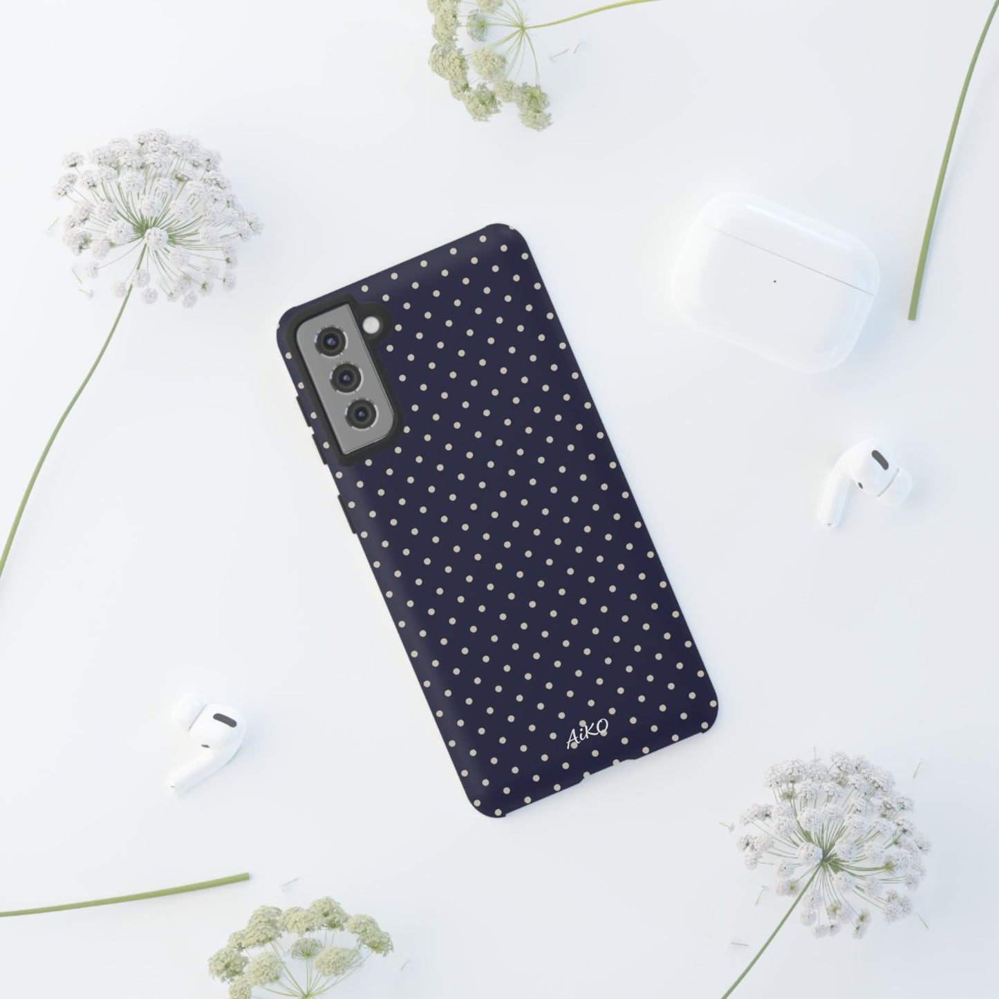 Baby Dots ( Navy and Blue)