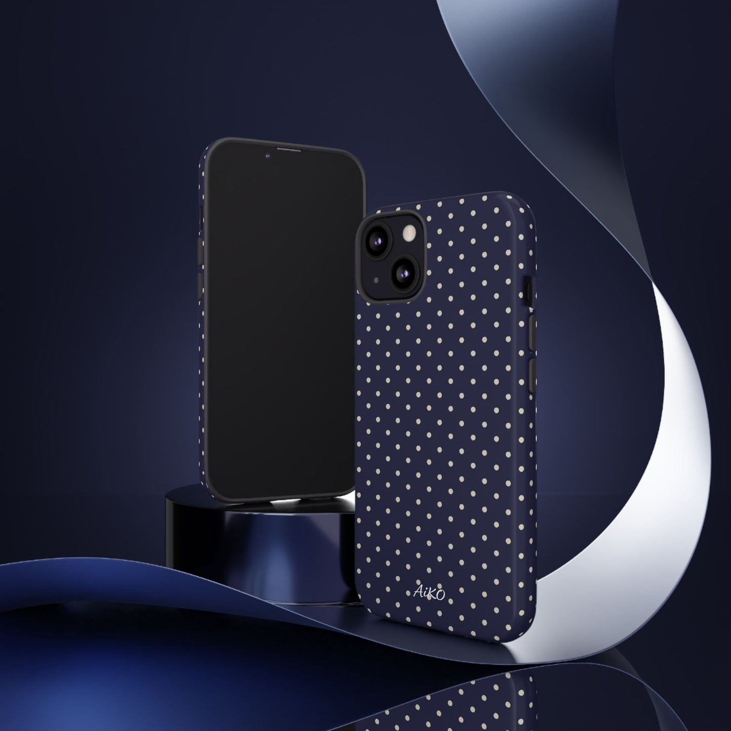 Baby Dots ( Navy and Blue)