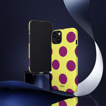 Polka Dots (Yellow & Purple)