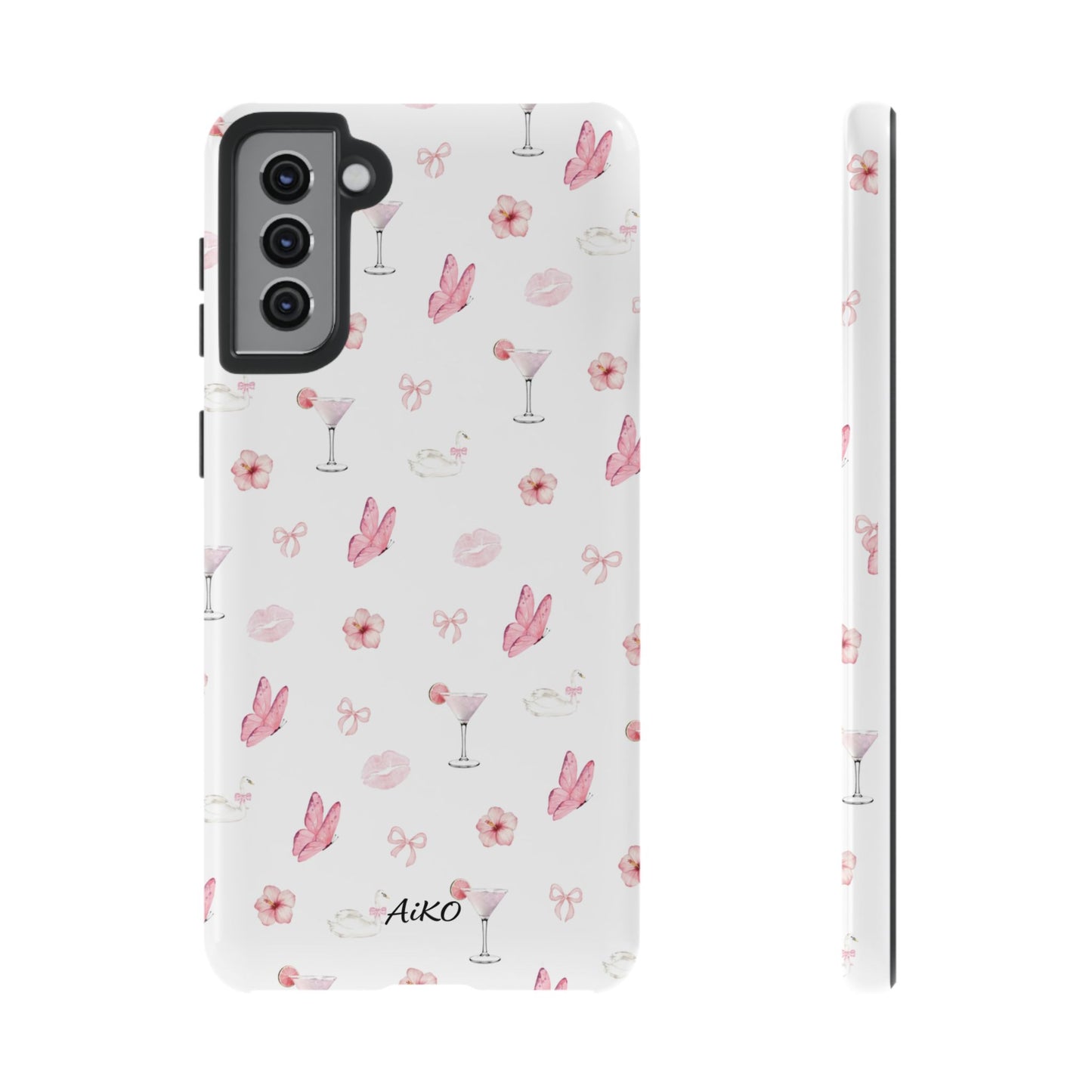 Pink Floral & Cocktail