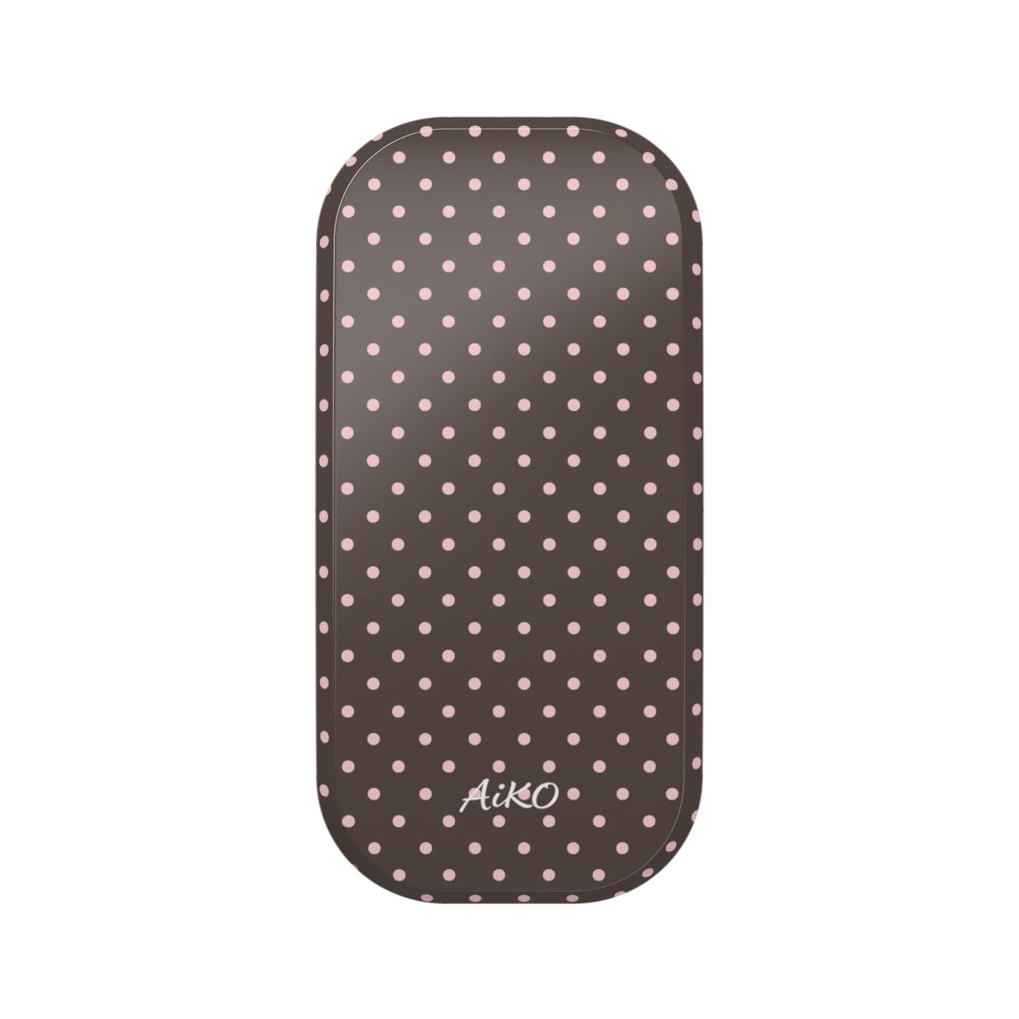 Baby Dots (Brown and Pink)-Click-On Grip