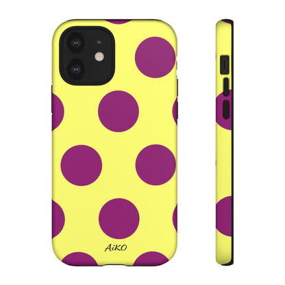 Polka Dots (Yellow & Purple)