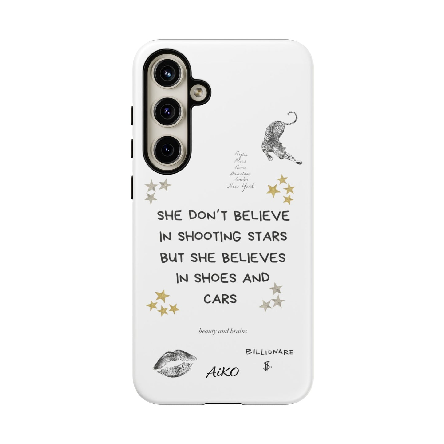 “She don’t believe in shooting stars”