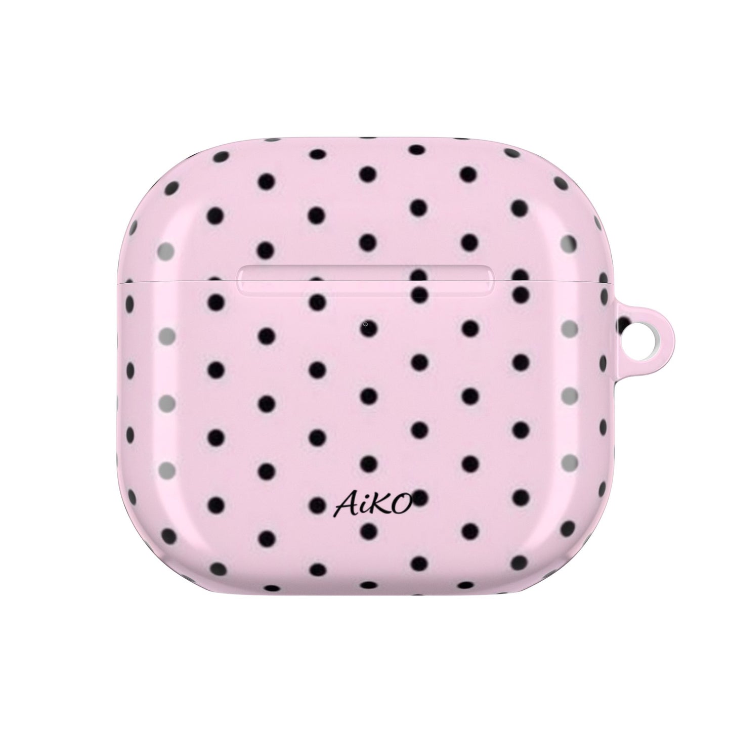 Polka Dot ( Pink and Black) AirPods Cases