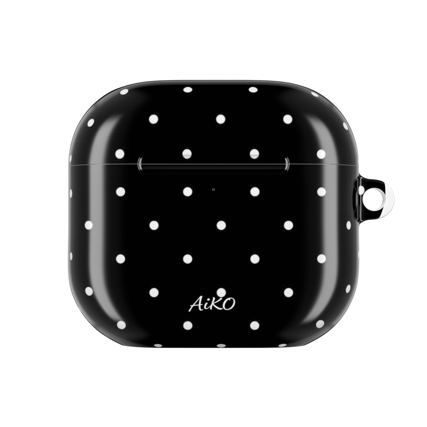 Polka Dot (Black and white) AirPods Cases