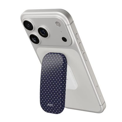 Baby Dots ( Navy and Blue) Phone Click-On Grip