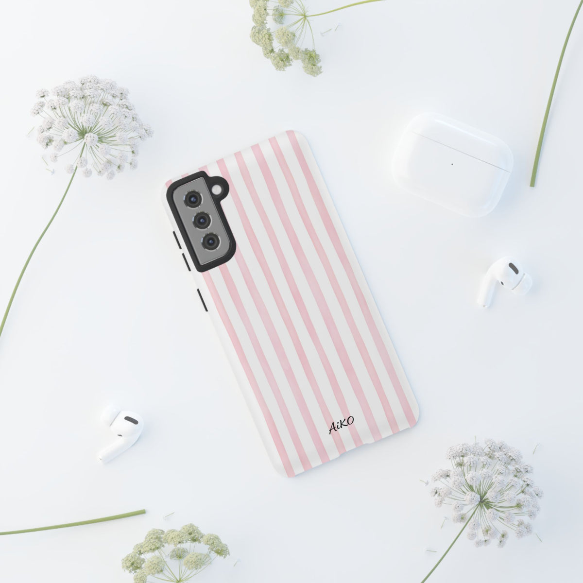 Pink Blush Stripes