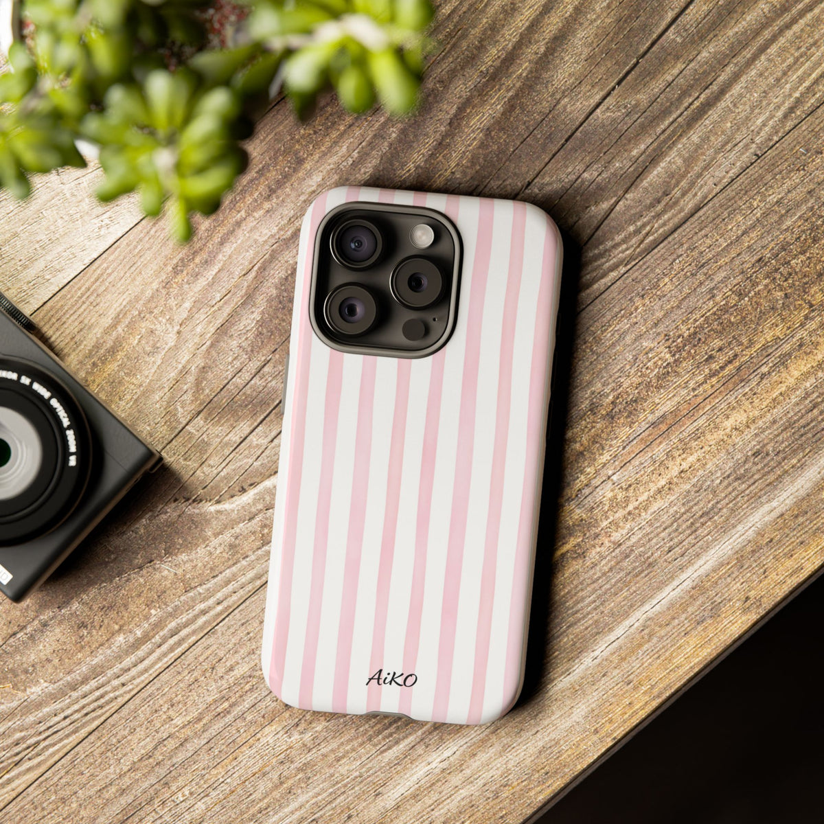 Pink Blush Stripes