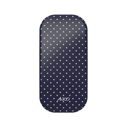 Baby Dots ( Navy and Blue) Phone Click-On Grip