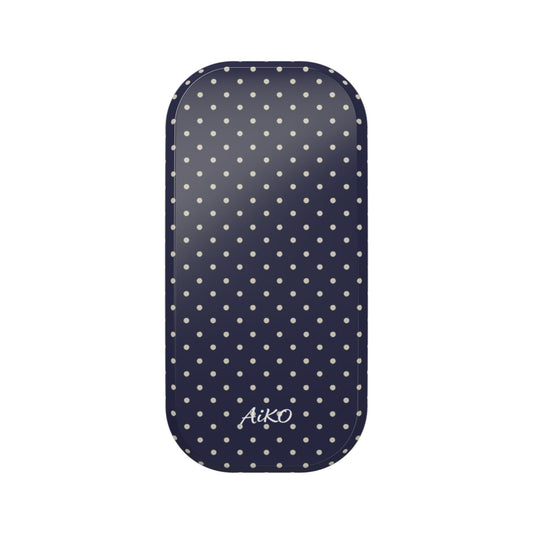 Baby Dots ( Navy and Blue) Phone Click-On Grip