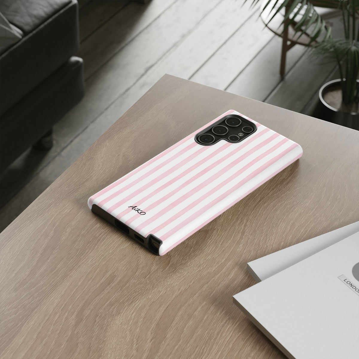 Pink Blush Stripes