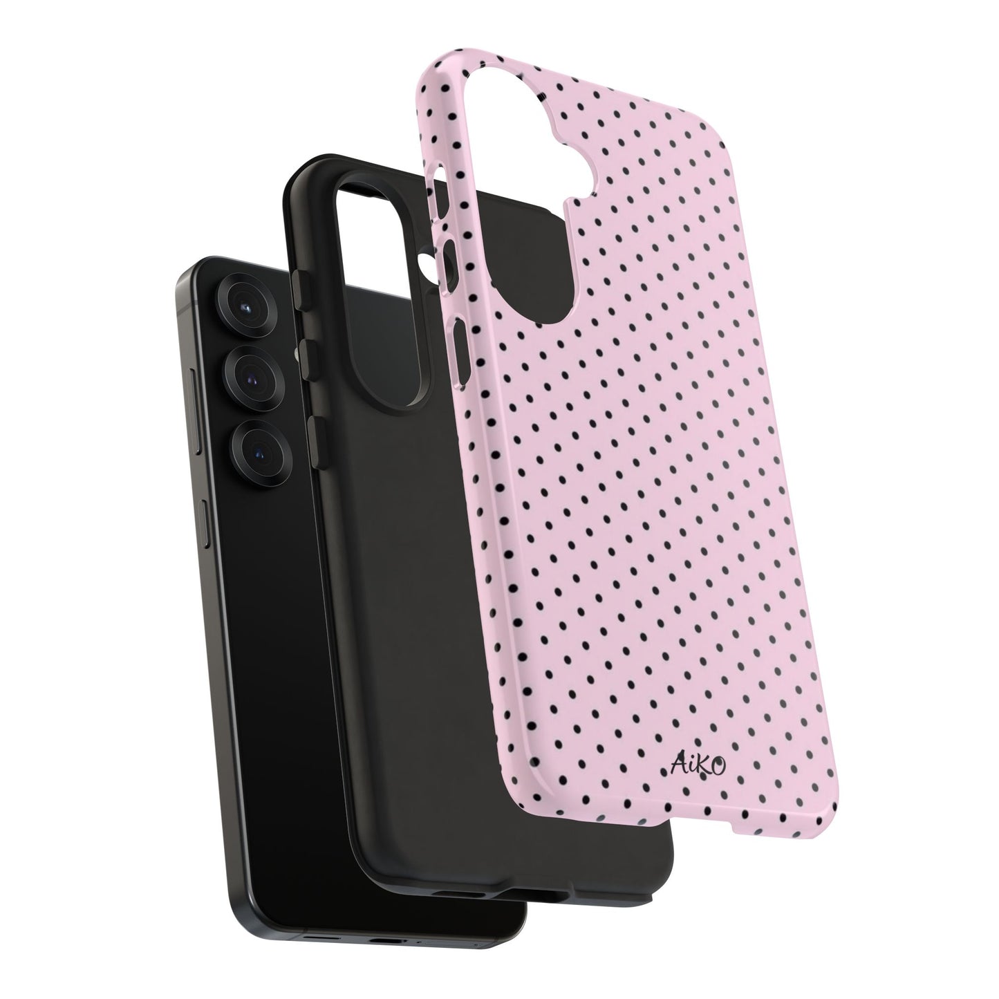 Baby Dots (Black and Pink)