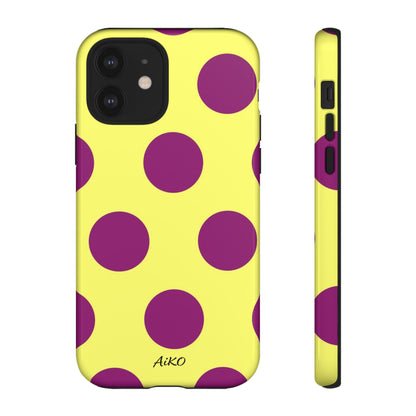 Polka Dots (Yellow & Purple)