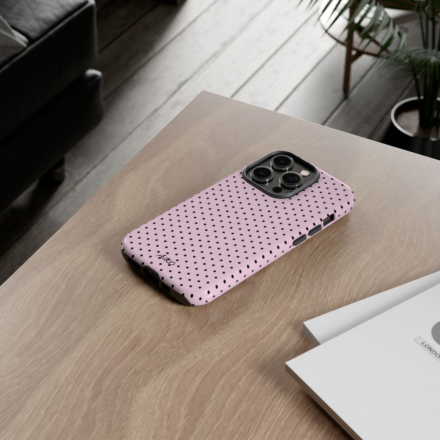 Baby Dots (Black and Pink)