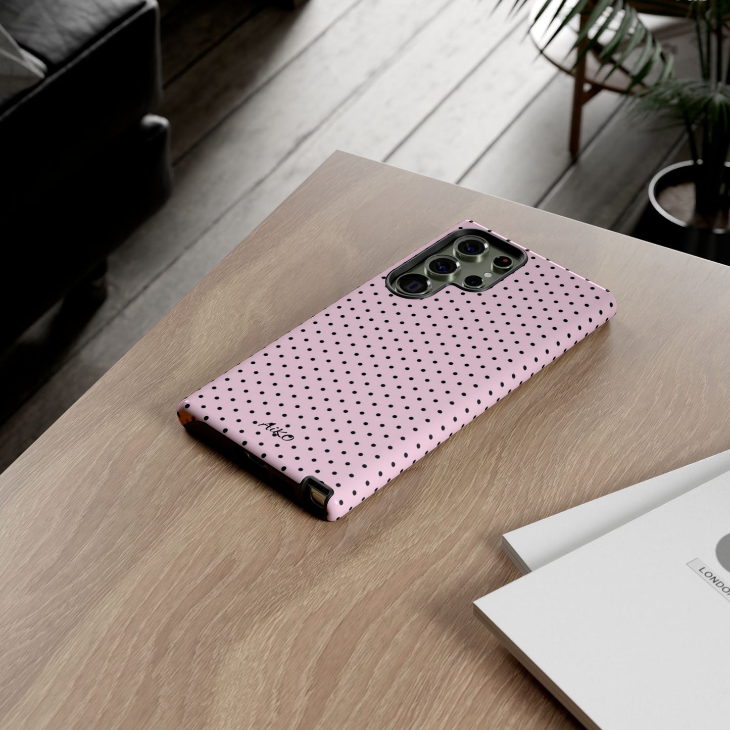 Baby Dots (Black and Pink)