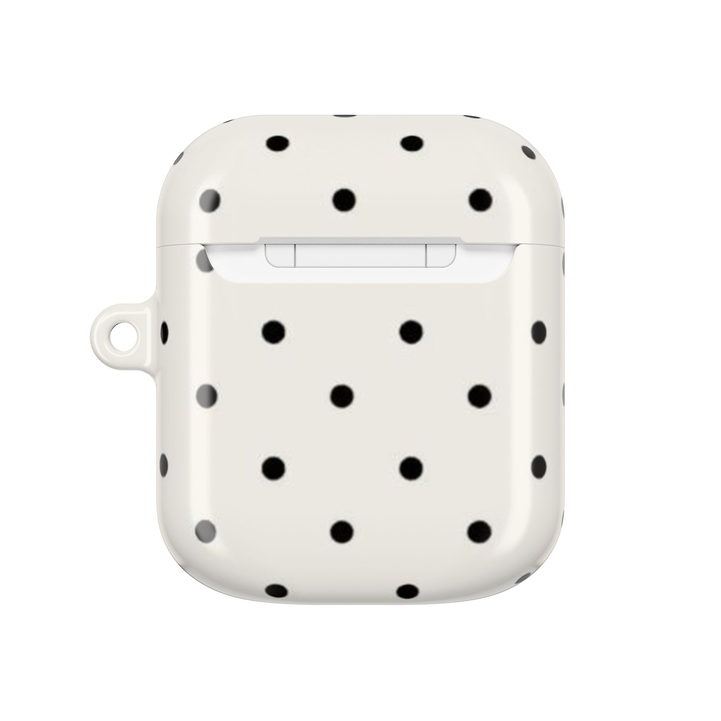 Polka Dot ( White and Black) AirPods Cases