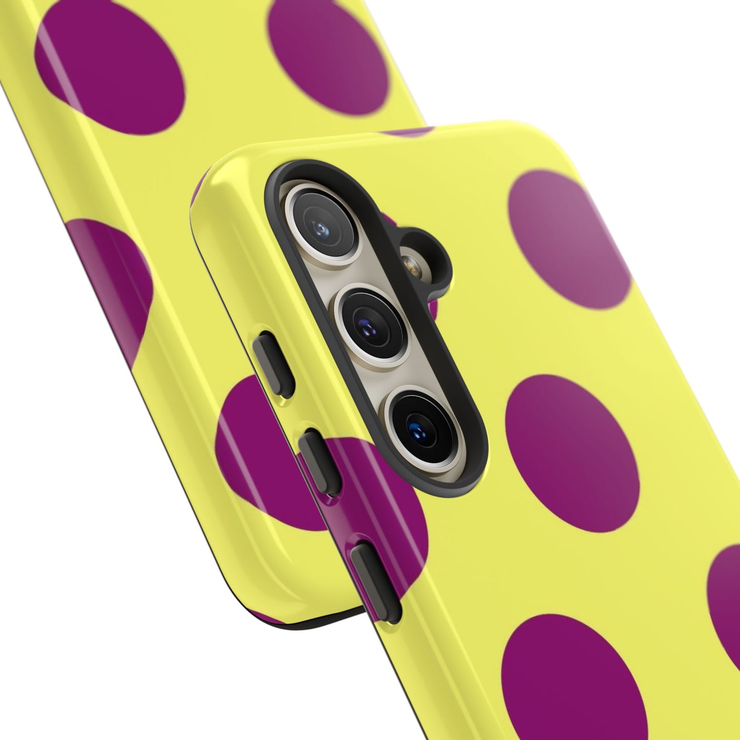 Polka Dots (Yellow & Purple)