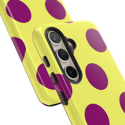 Polka Dots (Yellow & Purple)
