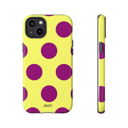 Polka Dots (Yellow & Purple)
