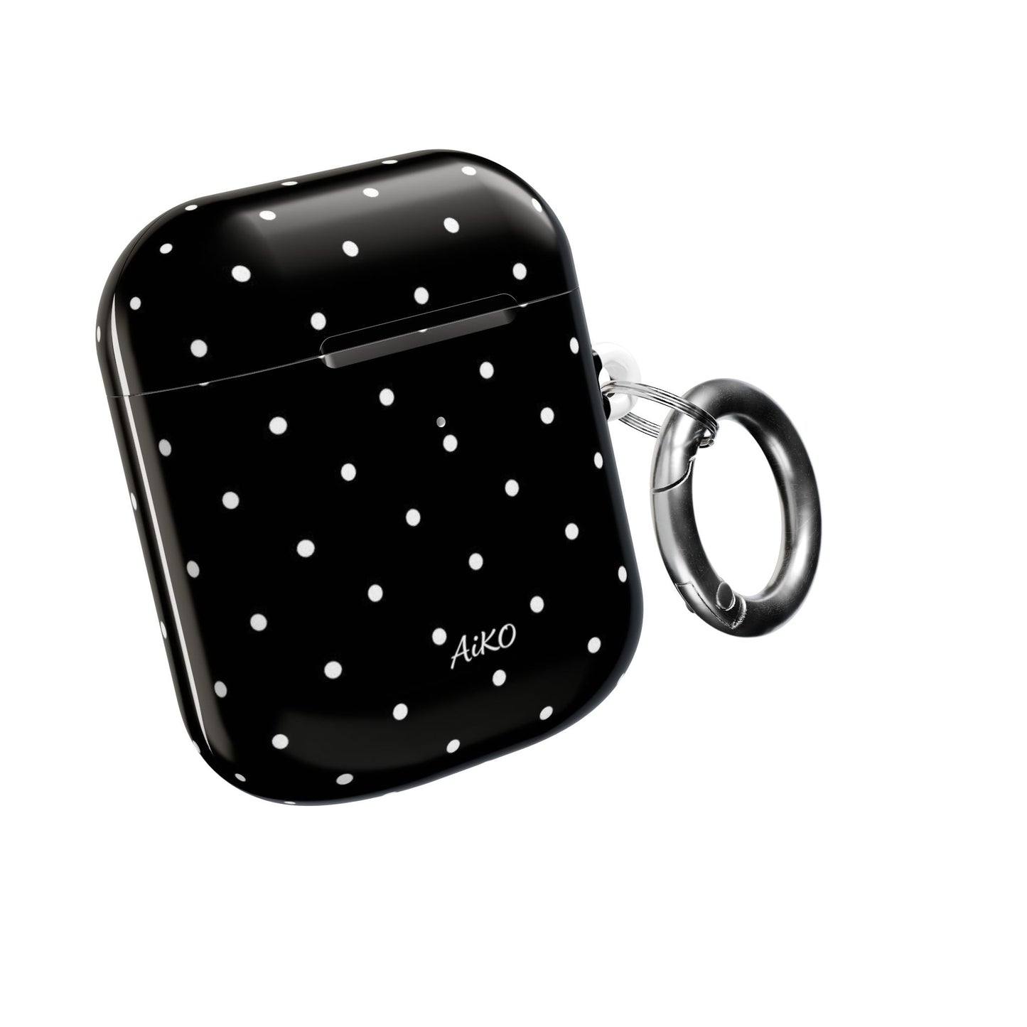 Polka Dot (Black and white) AirPods Cases