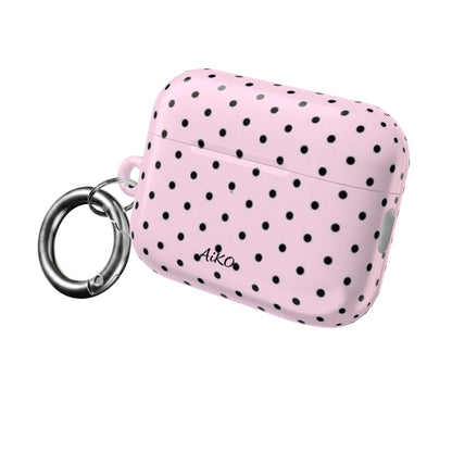 Polka Dot ( Pink and Black) AirPods Cases