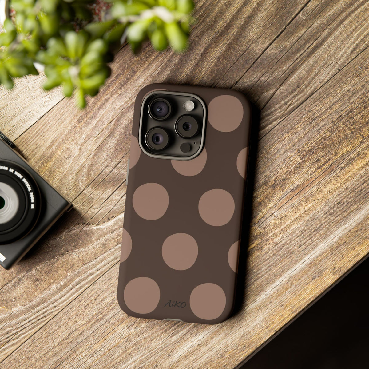 Polka Dots (Brown)