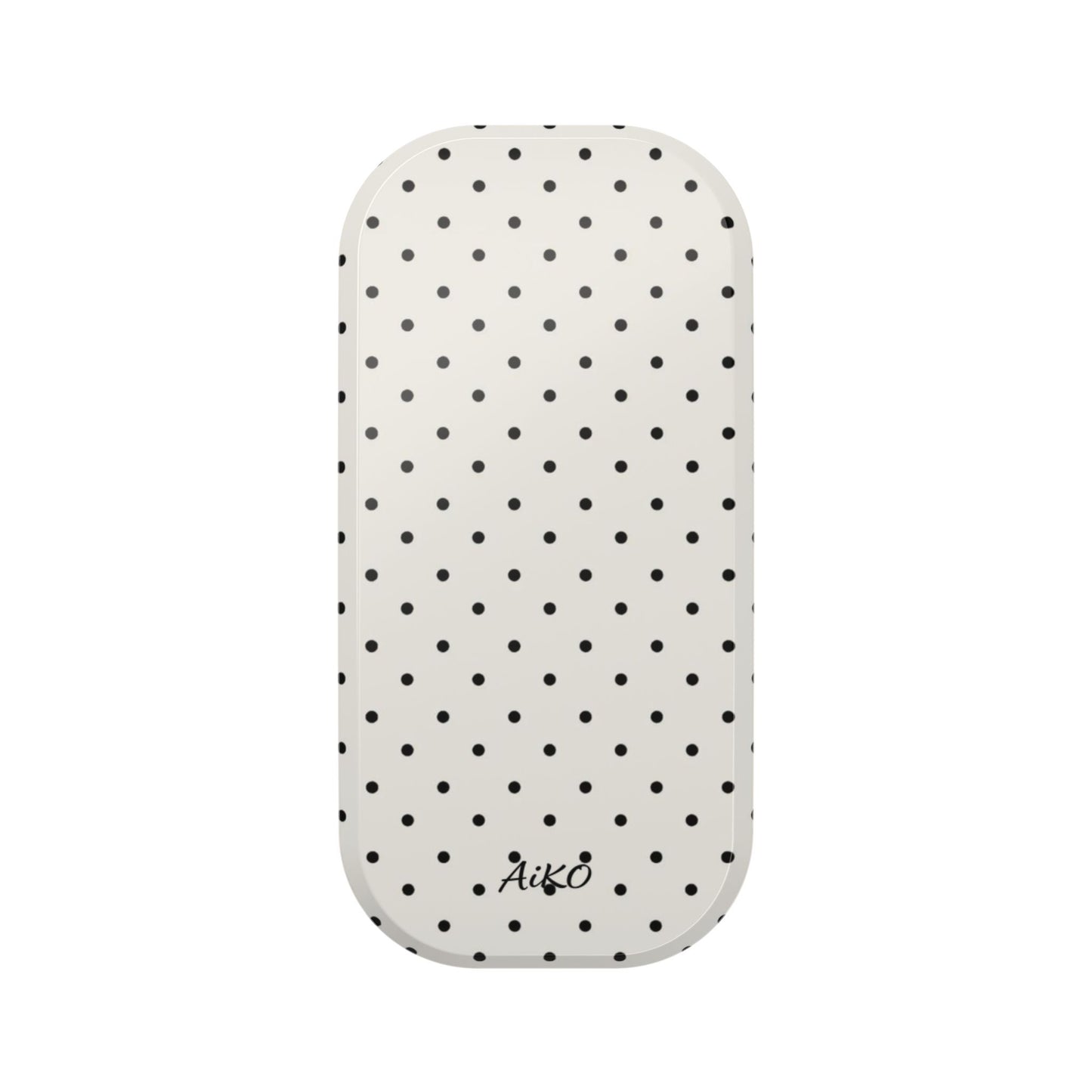 Baby Polka Dots ( Black and White)-Click-On Grip