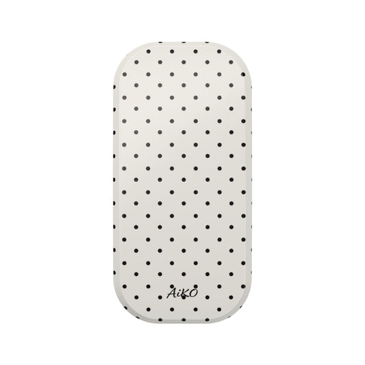 Baby Polka Dots ( Black and White)-Click-On Grip