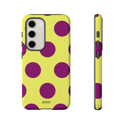 Polka Dots (Yellow & Purple)