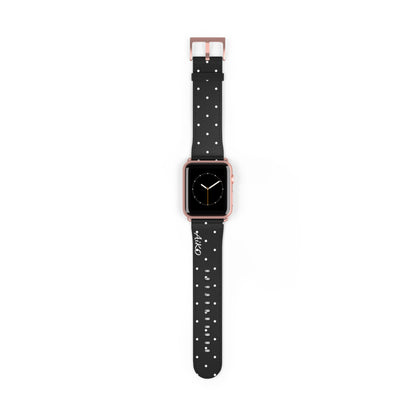 Polka Dot ( Black and White) Apple Watch Band